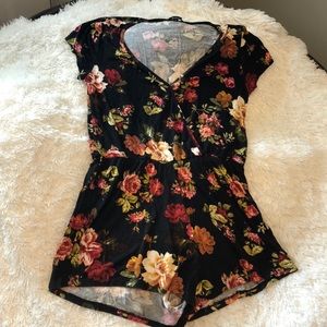 Ambiance Forever 21 floral romper.